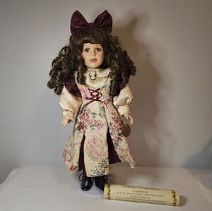 Vintage RARE Porcelain 17" Collector Doll